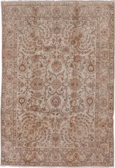 Vintage Tabriz Area Rug (6' x 8')